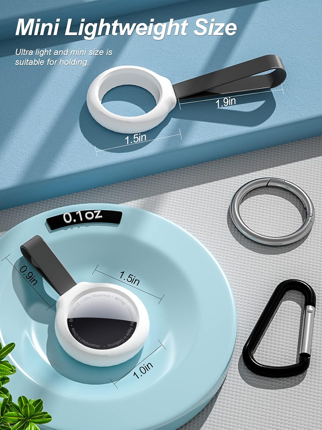 case for airtag keychain 2 pack of silicone air tag cases with holder keyring and films airtag loop accessories kit for anti scratch and protect sc
