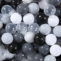Vista 21 de Bolas de piscina STARBOLO para niños pequeños, libres de ftalatos y BPA, no tóxicas, a prueba de aplastamiento, pack de 100, 200, 500