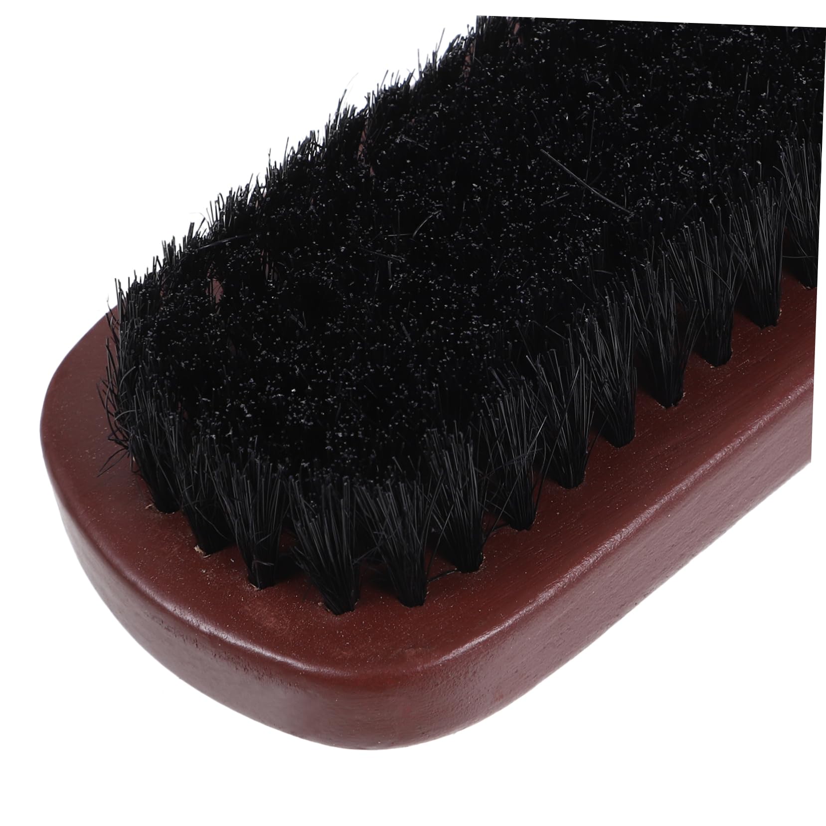 4 Stück Wellenpinsel Haare glätten Kamm Männer Bartbürste Borste Gesichtshaar-Bartbürste Haar -Entwirrerbürste Körperpflege Bartpflegebürste Stylingbürste Haarbürste Holz Schwarz