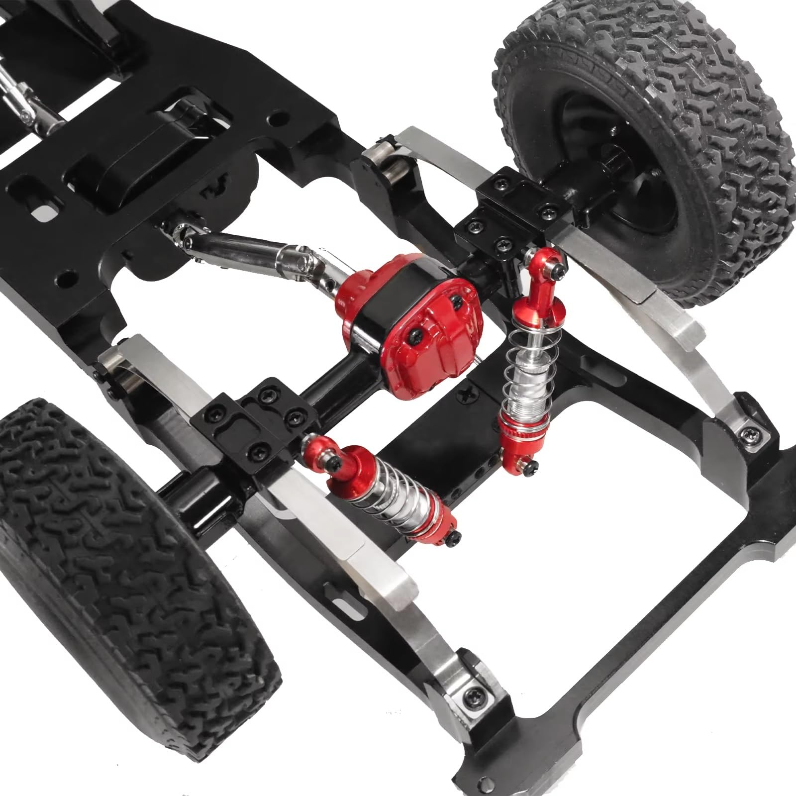 para MN para MN82 82s 82Pro LC79 Modelo Accesorios Actualizació Modificación Coche Control Remot Amortiguadores 60 Mm Llenos Aceite Juego Completamente Metálico Piezas