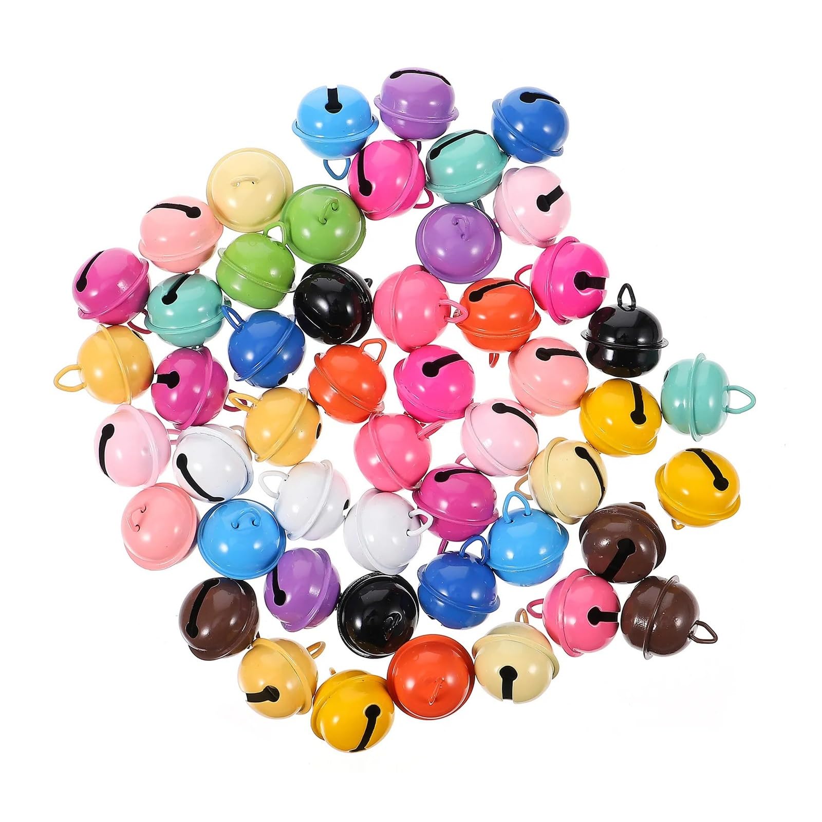 Christmas Bells 30pcs Colorful Mini Jingle Bells for Accessories Party Decor Christmas Decoration Small for Christmas Decor