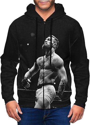 Sudadera con capucha con cremallera para hombre, sudadera de moda con capucha y bolsillos Kanga para adolescentes, hombres y jóvenes