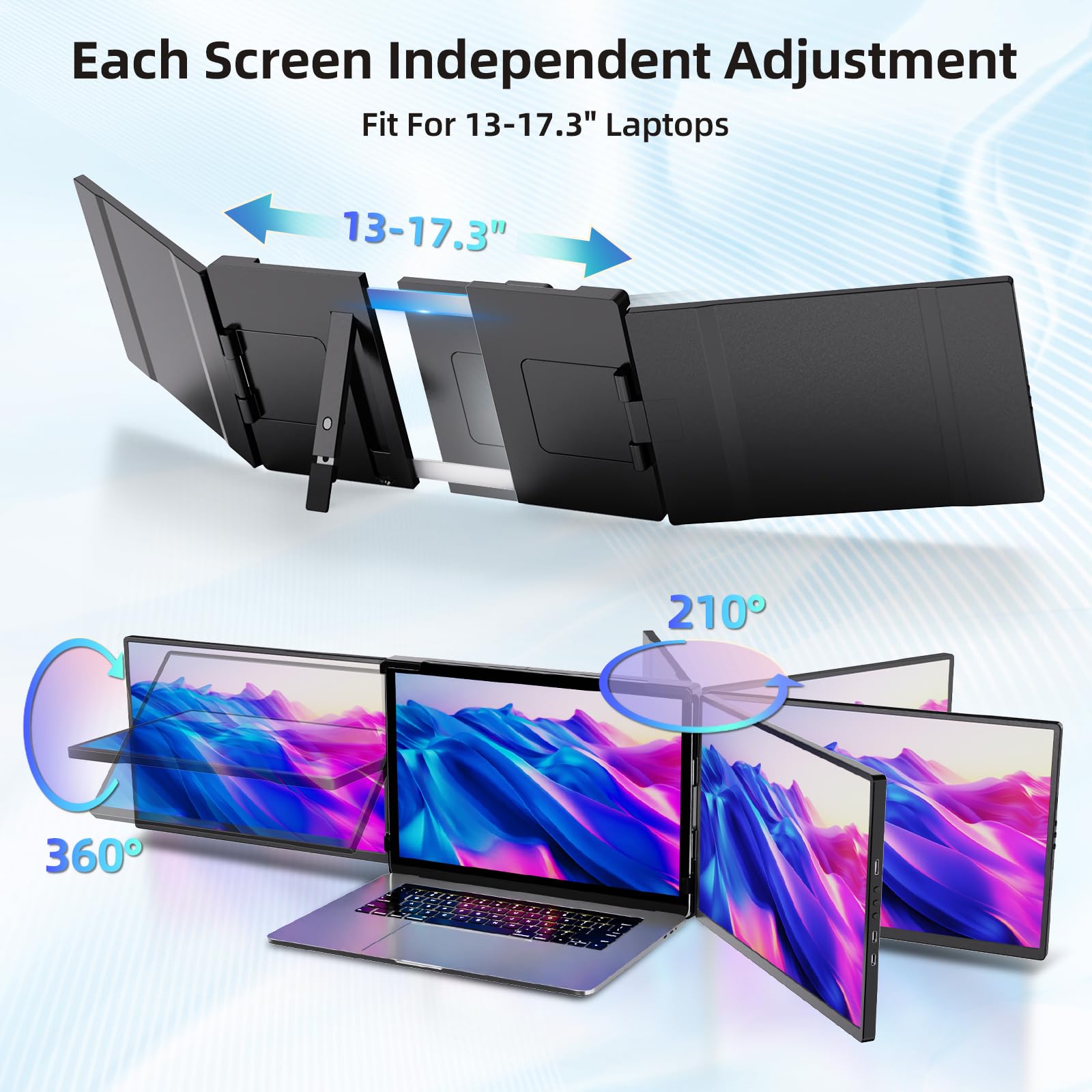 Amazon.com: Pitycbo Laptop Screen Extender Monitor Portable - 2.5K