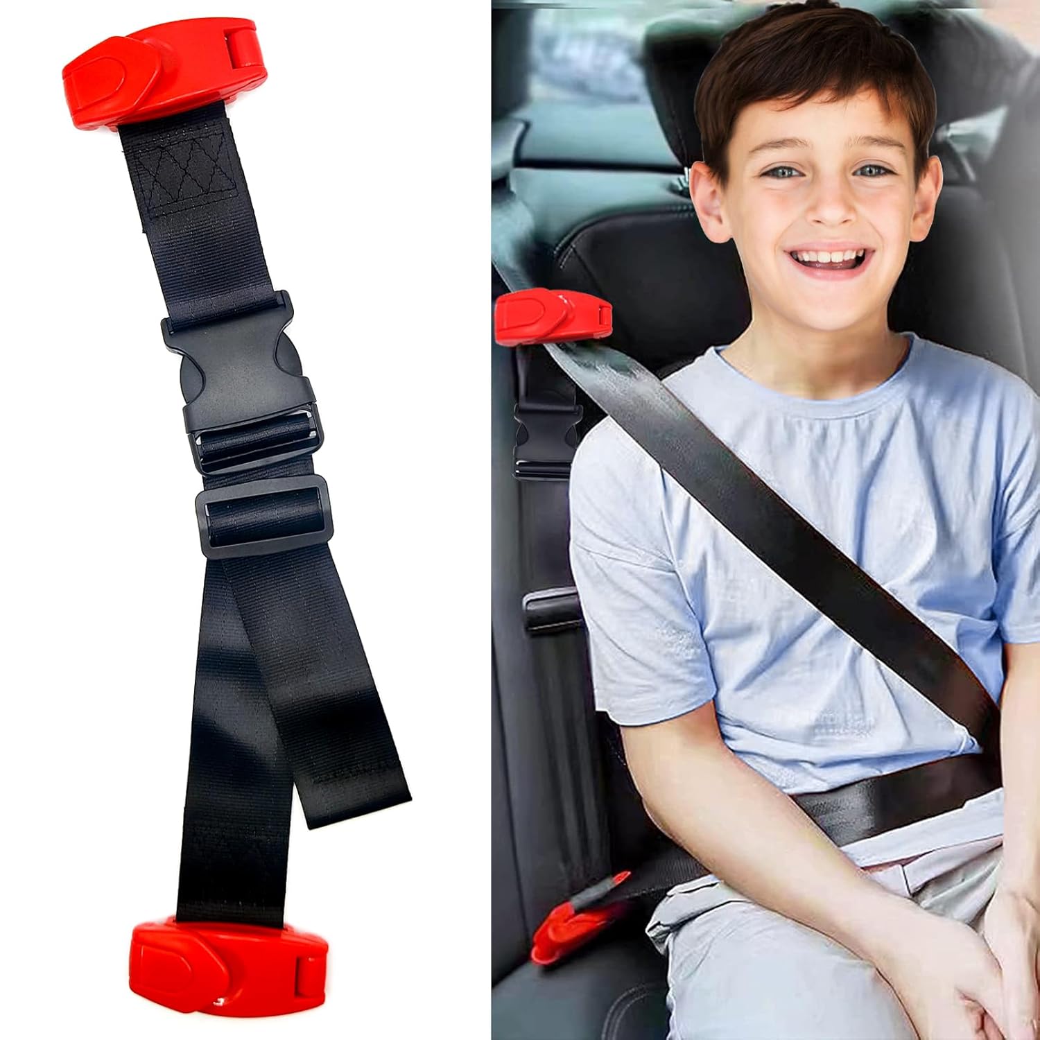 Seat Belt Adjuster for Kids, Car Seat Belt Adjuster with