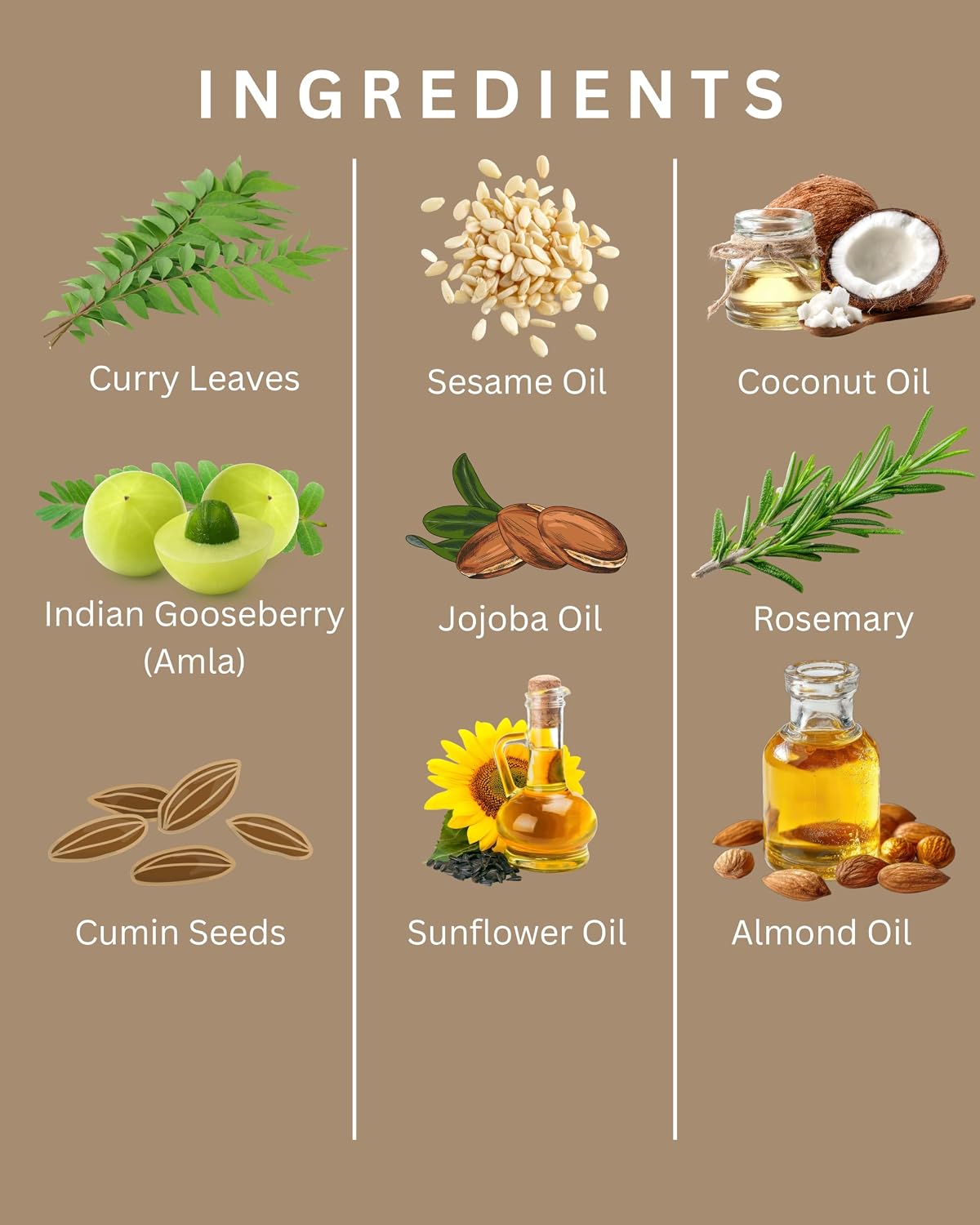 Herb Infused Hair Growth Oil, 6.76 oz