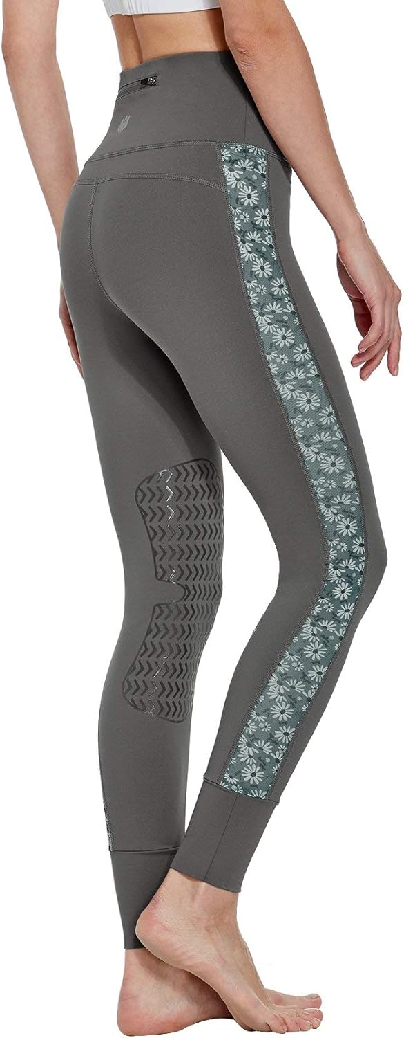 FitsT4 Women's Riding Tights High Waisted Horse Pants Silicone Grip Active Equestrian Schooling Breeches : Clothing, Shoes & Jewelry