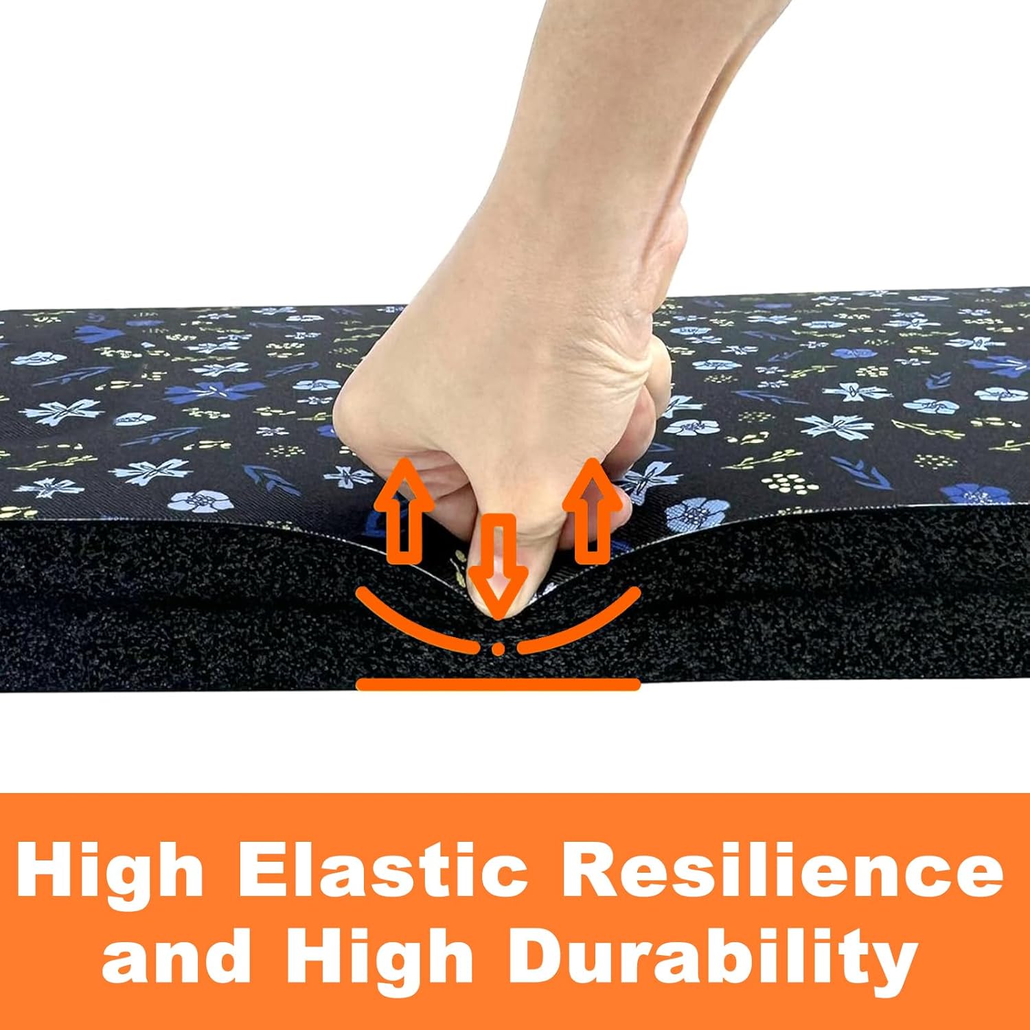 Extra Thick Kneeling Pad — Heavy Duty, Extra Large Foam Kneeler Mat for Gardening,Bathing Baby, Workout Supplies,Water & Dirt Resistant, Lightweight, DK Blue - Image 4