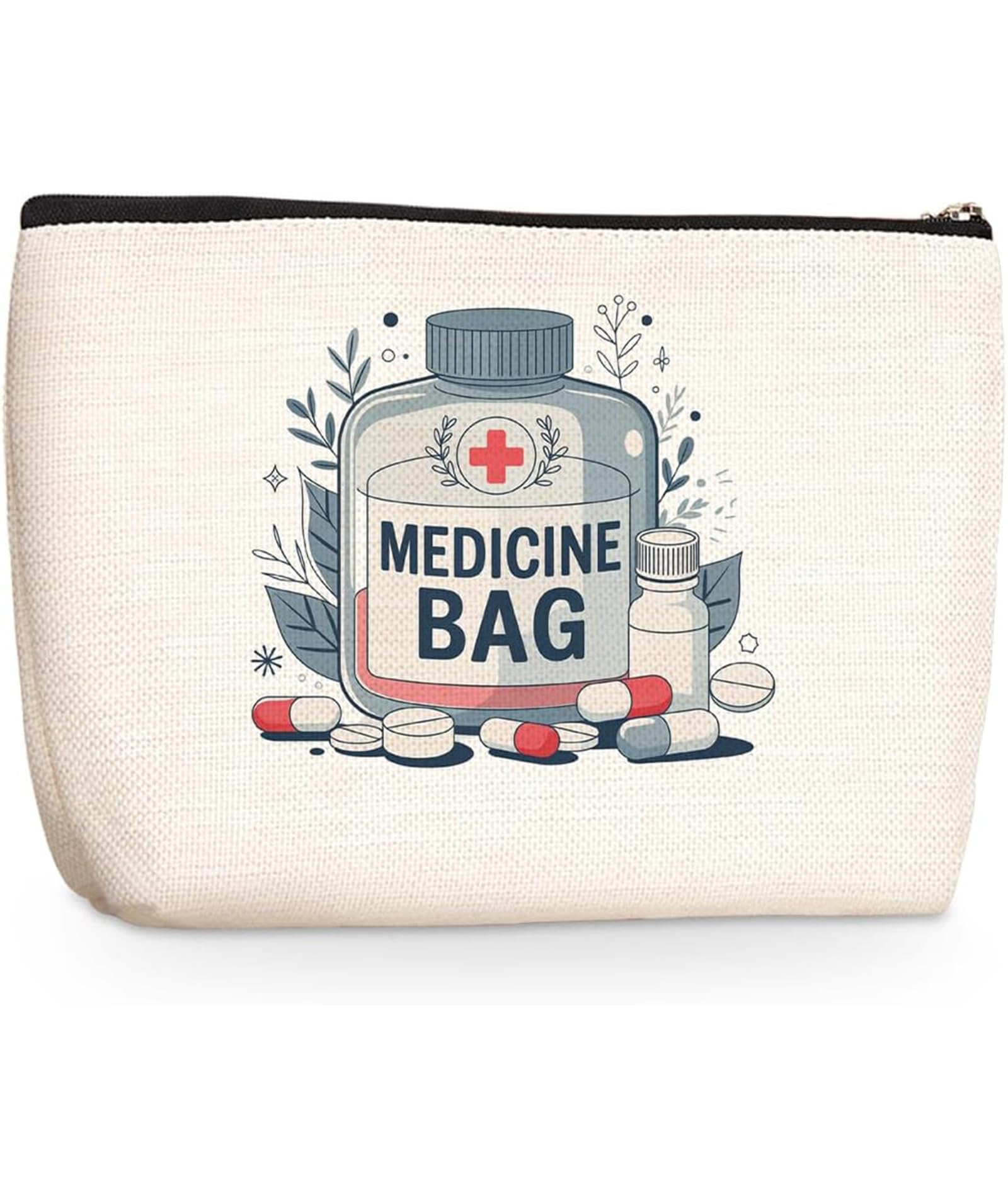 Medicine Pouch for Travel, Travel Organizer Pouch, Medicine Pouch, Portable Travel Organizer Pouch for Medications and Essentials, Compact Medicine Pouch for Daily Use and Trips-image-21