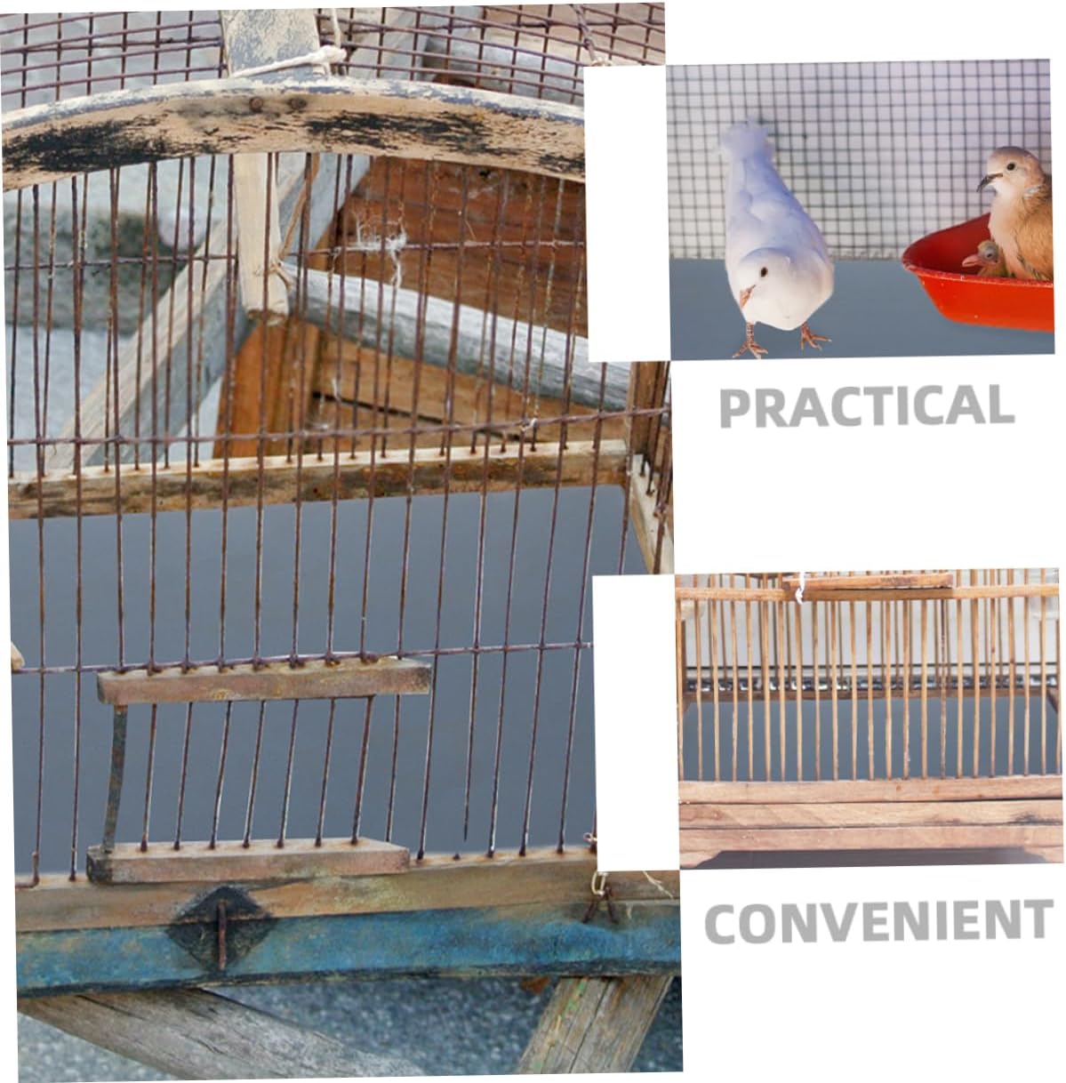 10Sheets Replaceable Bird Cage Sandpaper Liner Cushioned Gravel Paper for Parrot Cages Durable Easy to Clean for Bird Owners