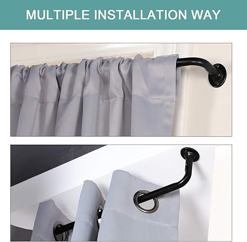 Miniatura 10 de Varillas de cortina para ventanas de 28 a 48 pulgadas
