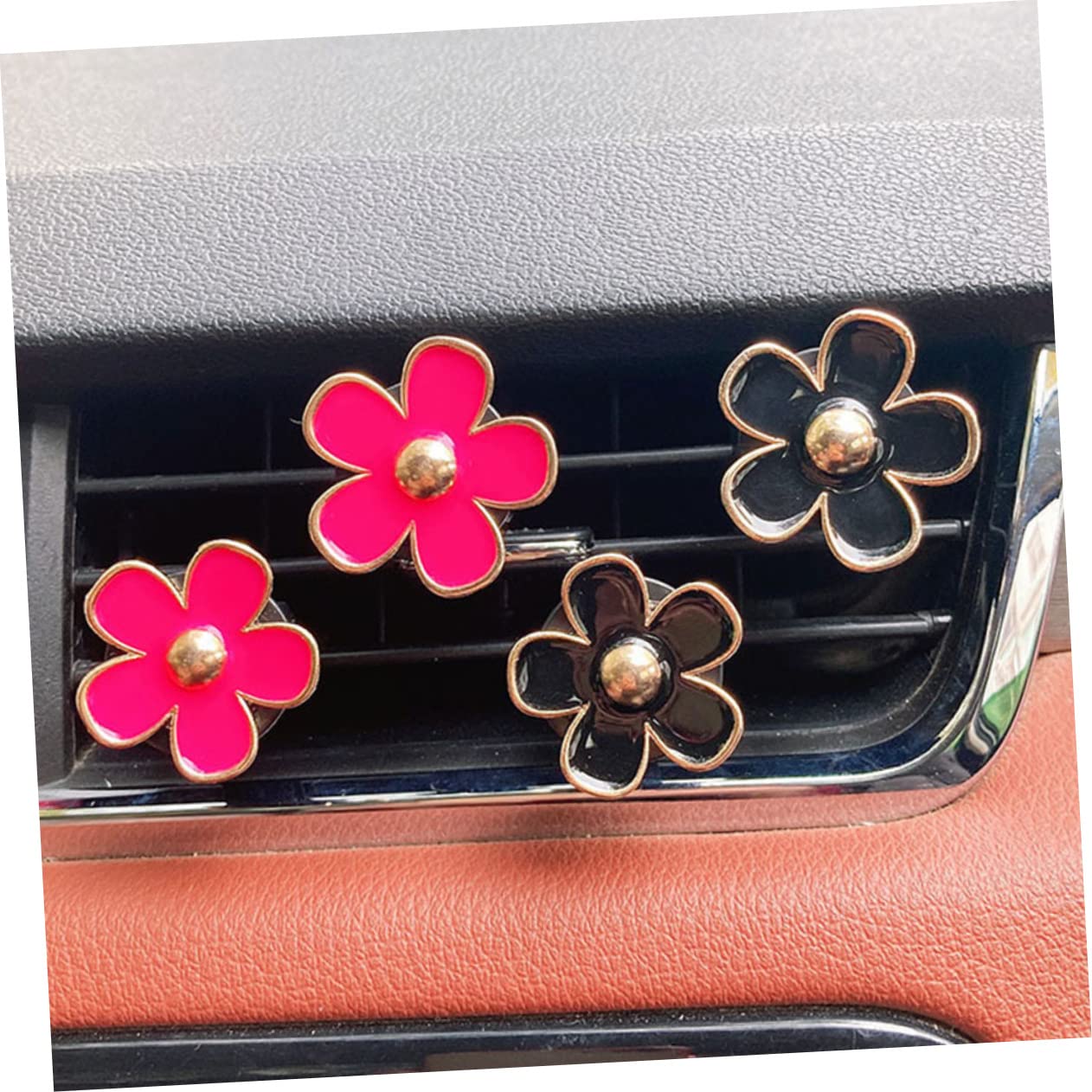 ibasenice 5sets Legierung Auto Auto Air Outlet Vent Clip Auto Air Blossom Auto Vent Clips Nette 6 Stücke * 5