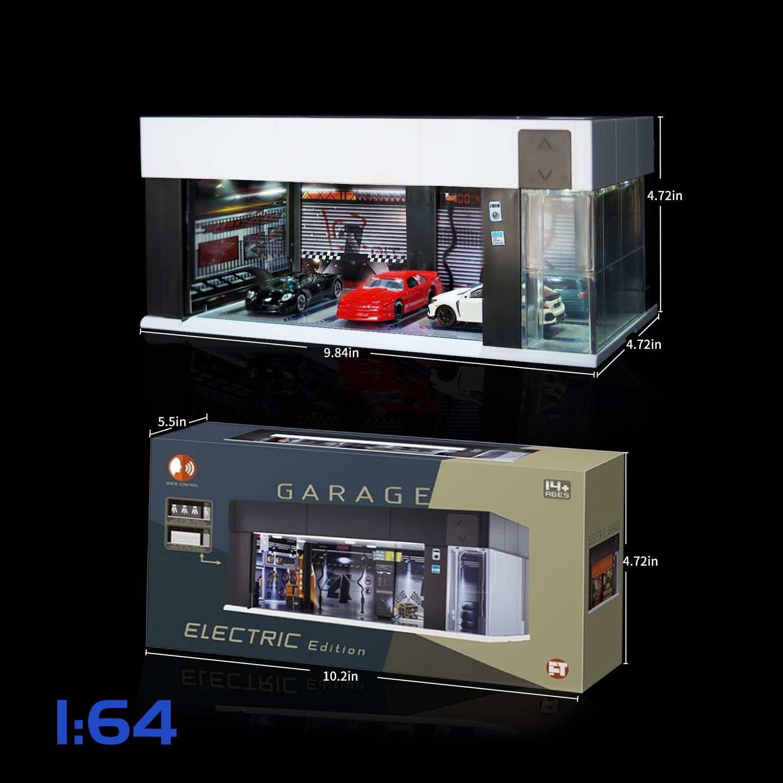 Amazon.com: 1:64 Scale Diecast Model Car Display Display Cabinet