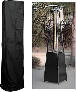 Outdoor Gas Heater Cover Waterproof Patio Heater Covers with Drawstring Heavy Duty Garden Stand Up Patio Heater Cover for Outdoor Protection