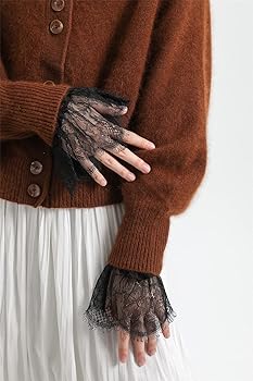 Amazon | [fourfivesixはる] 付け袖 レディース つけ袖 袖口