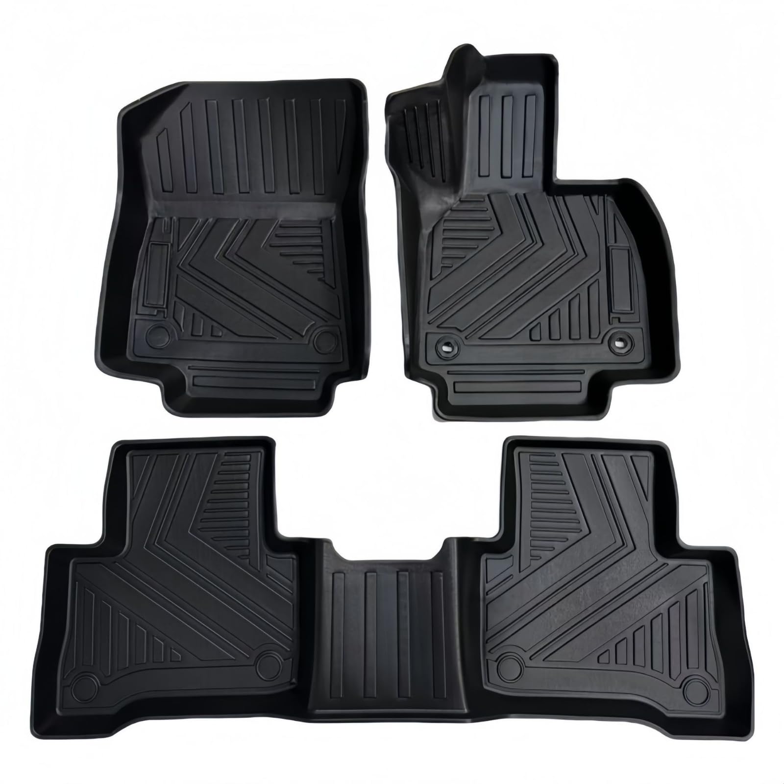 Tapis de sol pour Lexus NX RHD 2022-2025 en TPE noir durable