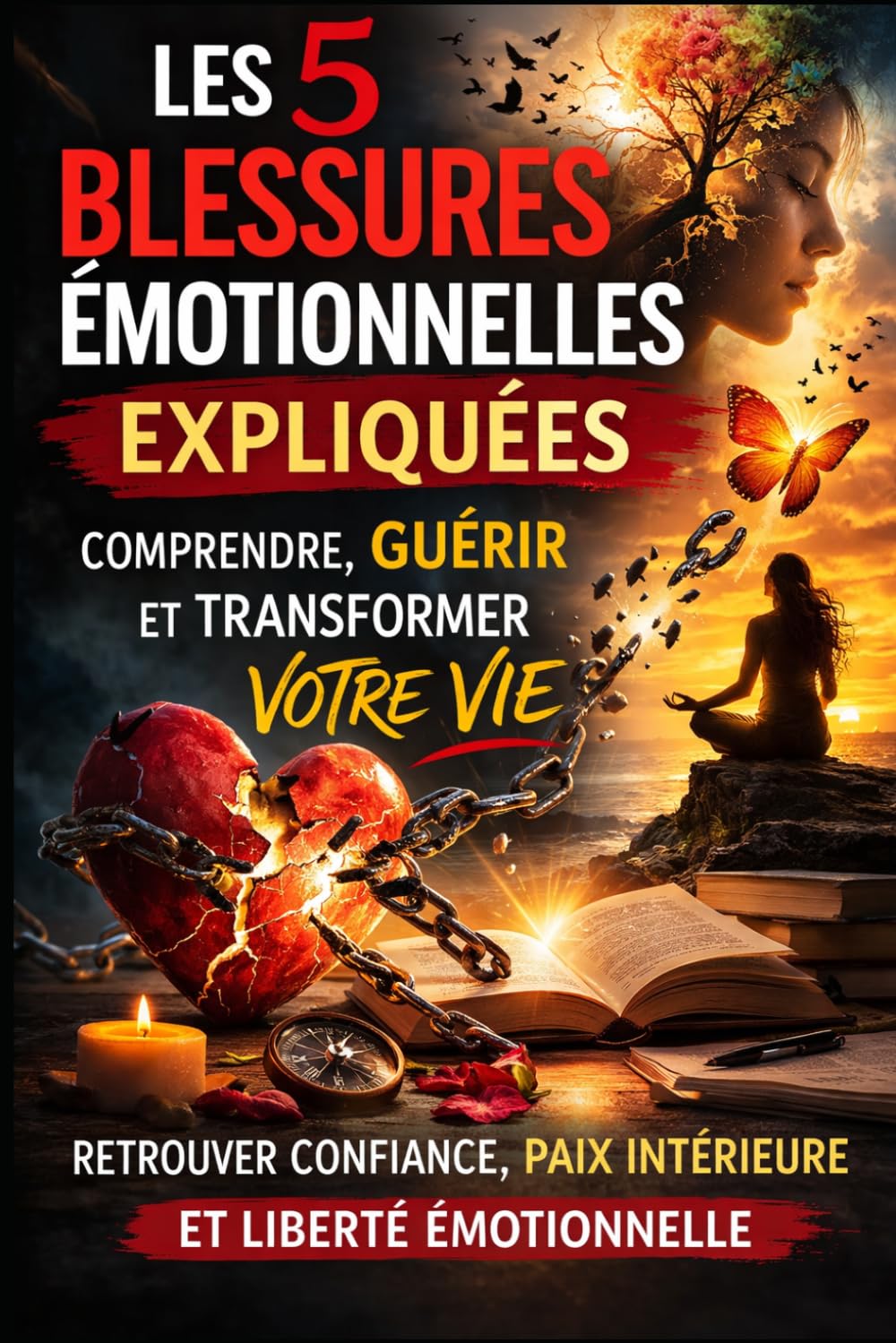 Les 5 Blessures Émotionnelles Expliquées: Comprendre l’origine de vos blessures intérieures, reconnaître leurs impacts sur votre vie et apprendre à ... paix intérieure et relations équilibrées