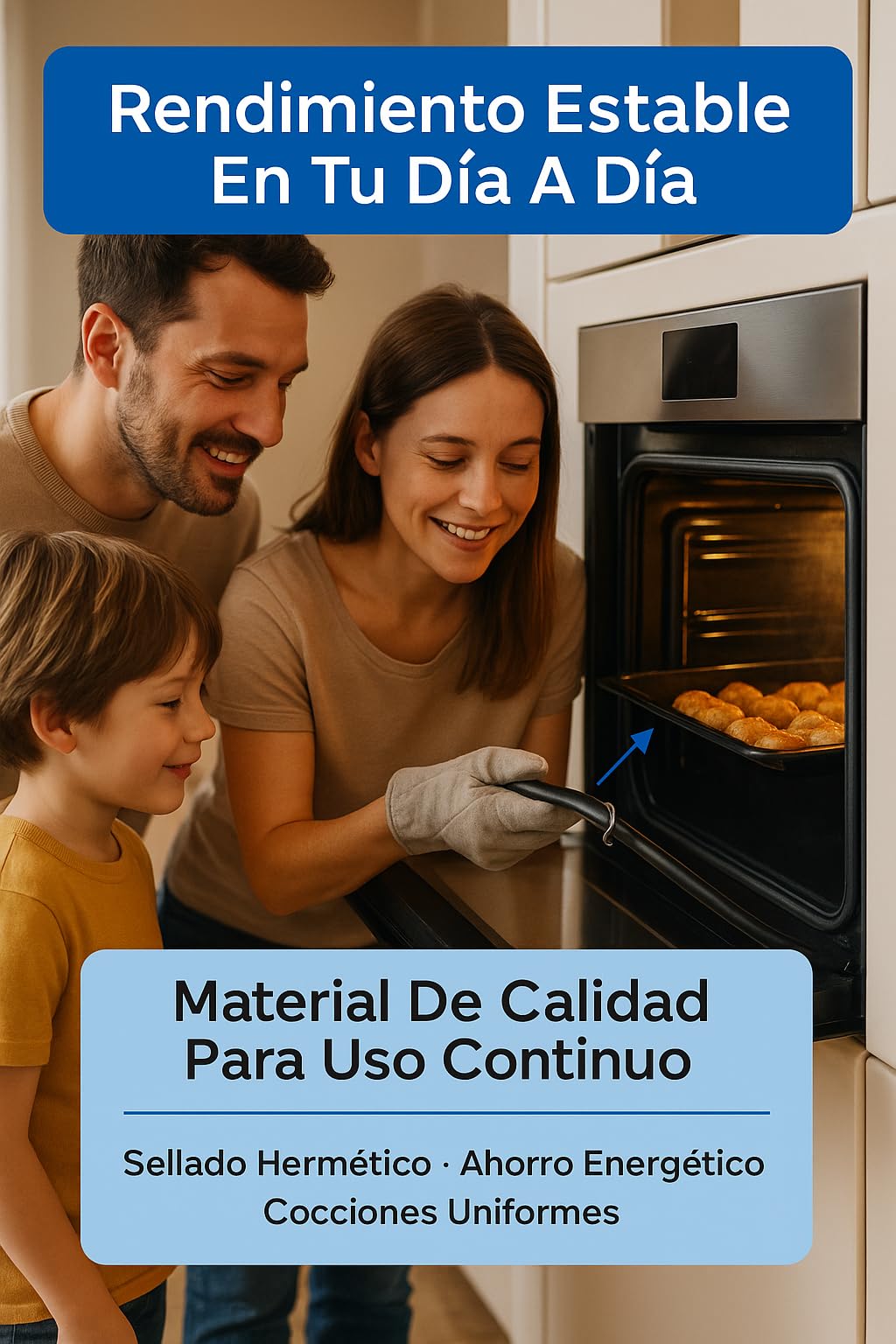 RECAMBIOS DREYMA Junta Puerta Horno 490x360mm 4 Ganchos 00754066 Goma Alta Temperatura Sellado Hermetico Compatible con Bosch Balay Neff Repuesto Profesional Mejora Eficiencia Cocciones Uniformes