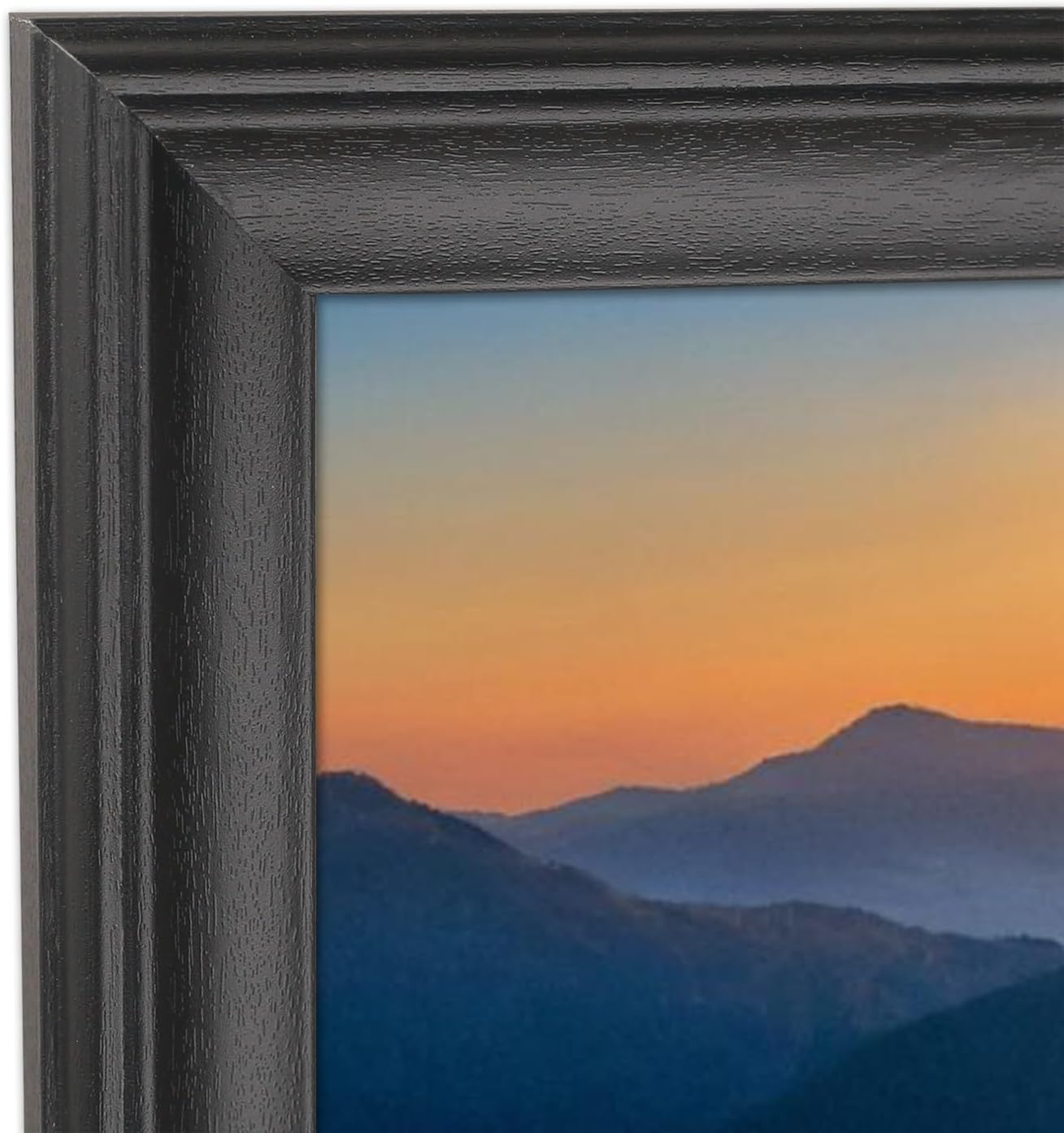 13x26 Picture Frame Solid Wood Black Panoramic Photo Frame 13x26 Inch Posters Frame 13x26 Puzzle Frame(C23B1326)