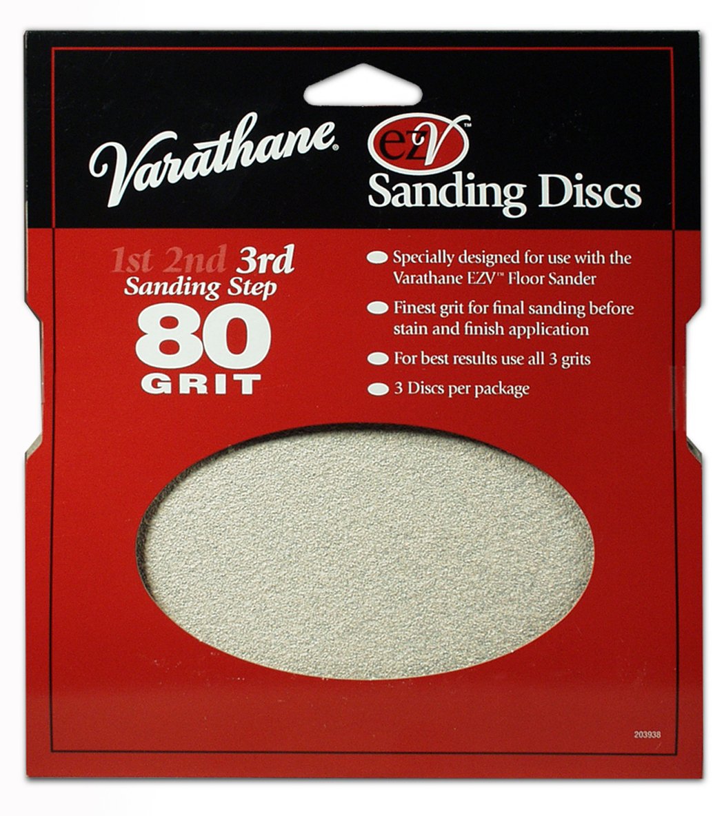 RustOleum 203938 3 Pack& 80 Grit Sanding Discs Amazon.in Home