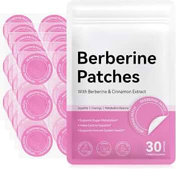 Berberine Patches, Berberine Support Patches with Berberines