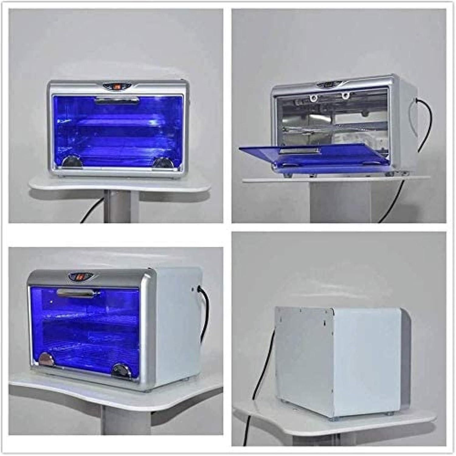 Caja esterilizadora UV para desinfección con luz ultravioleta, gabinete desinfectante profesional para implementos de belleza, dispositivo de mesa compacto para una desinfección eficaz
