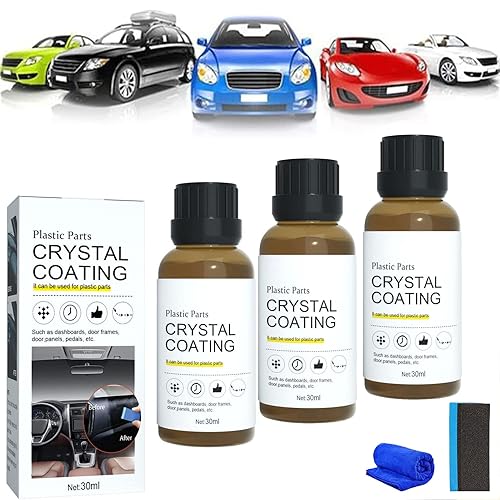 Revestimiento de cristal para plástico del carro, revestimiento, restaurador de plástico de larga duración, revestimiento de cristal para piezas de