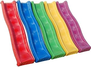 KIDS SLIDE FOR CLIMBING FRAME PLAYHOUSE PLATFORM KID-SAFE WATER SLIDE DURABLE PLASTIC SLIDE FOR CHILDREN'S OUTDOOR PLAYGROUND GARDEN TOY STAIR SLIDE UK BACKYARD PLASTIC SLIDE * HAPPY PLAYGROUNDS
