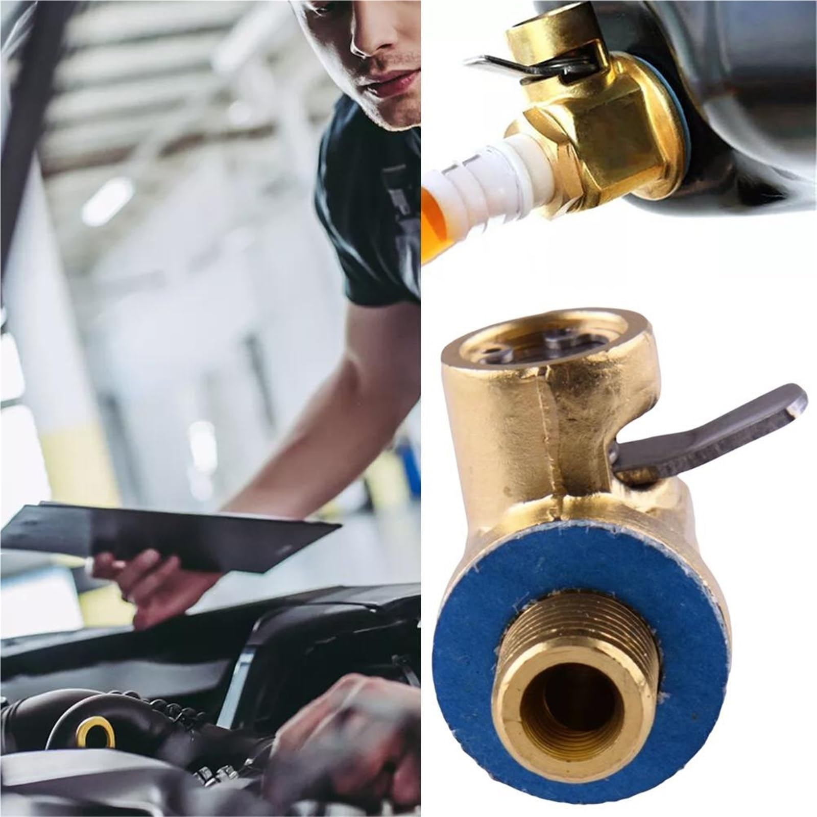 Blow Off Valve Do samochodów zamiennych Do Fumoto F103 F133 Lekkie ciężarówki Akcesoria Części silnika Zawór spustowy oleju Turbo Splitter Zawór