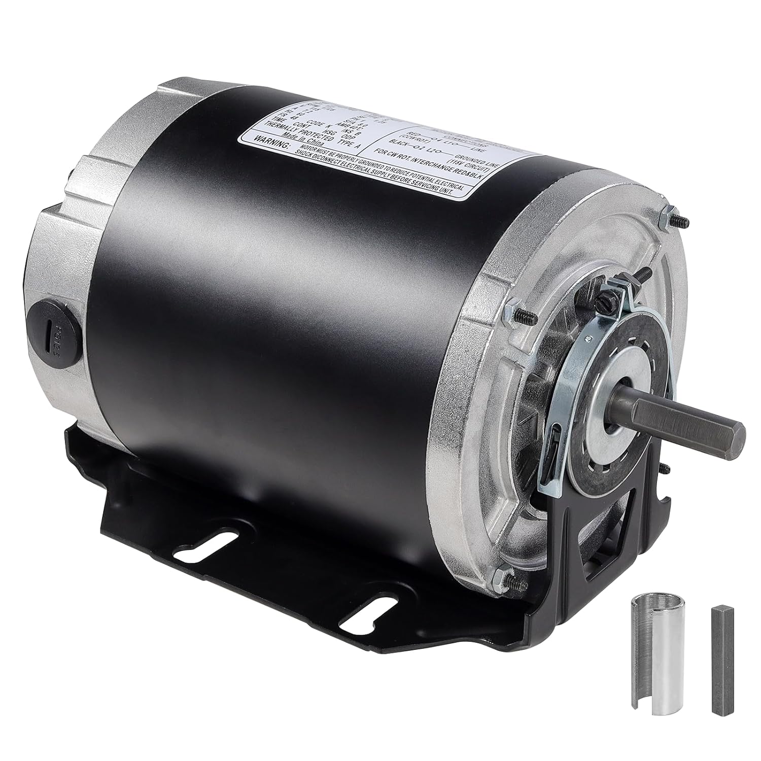 GF2034 Blower Motor, 1/3 HP 115V 1725 RPM 48 Frame, Replaces Packard 45013, AO Smith/Century 316P169, Emerson 8100, GE BF4706 & More – Includes Capacitor