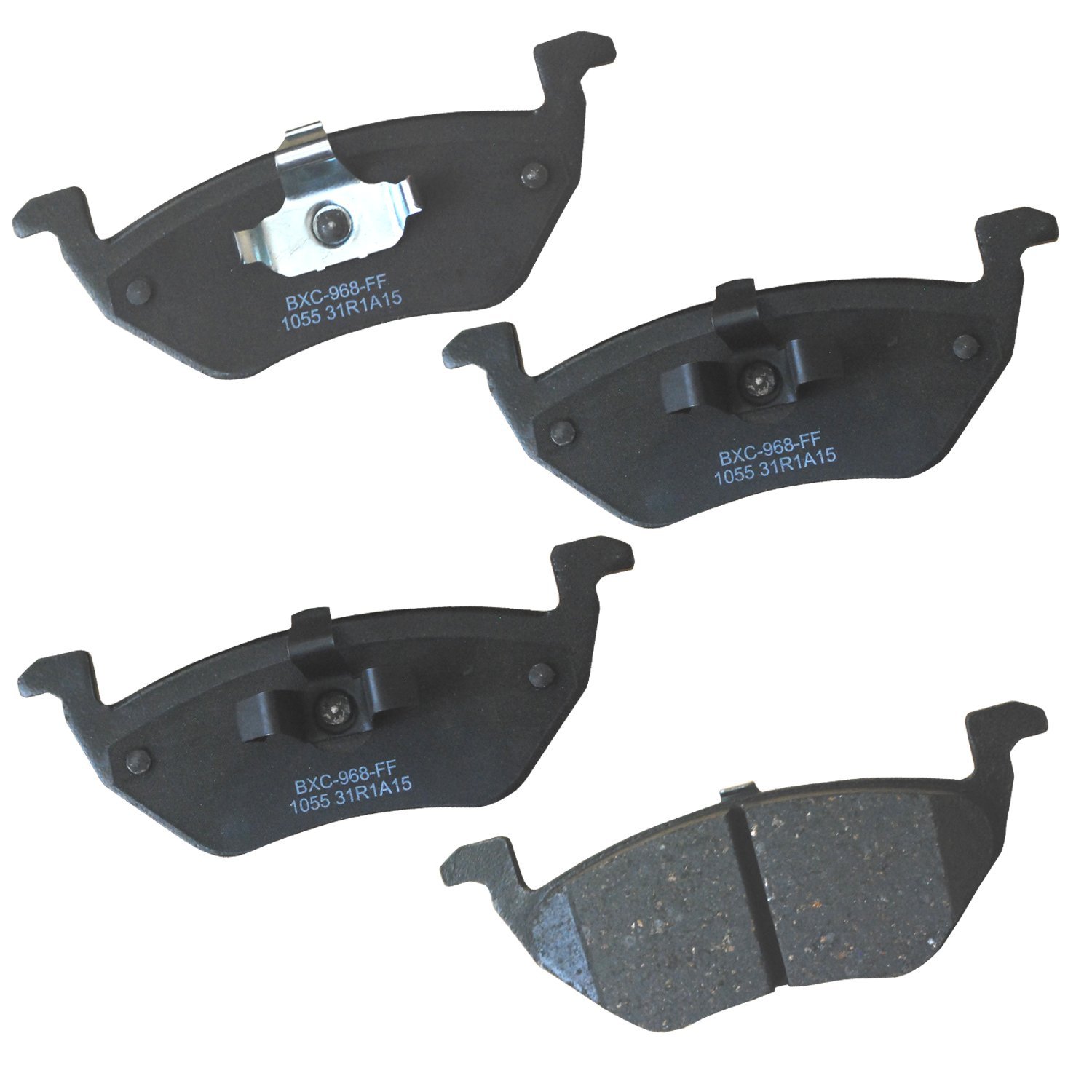 Bendix Premium SBC1055 Ceramic Rear Brake Pads for Ford Escape 2008-2005, Mazda Tribute 2006-2005, Tribute 2008, Mercury Mariner 2008-2005