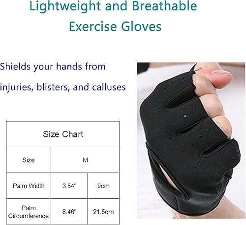 Miniatura 2 de Guantes de ejercicio para hombre y mujer, ligeros, protectores, para gimnasio, levantamiento de pesas, ciclismo, entrenamiento