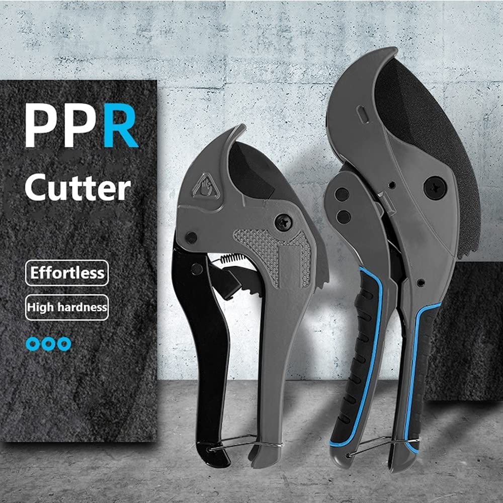 Obcinak do rur, obcinak do rur, obcinak do rur z tworzyw sztucznych, obcinak do rur 64MM PVC PPR PU PE Nożyczki do rur Korpus ze stopu aluminium Nożyczki z grzechotką Nożyczki do rur Narzędzia ręczne