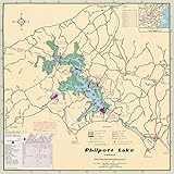 1978 Map of Lake Philpott Virginia