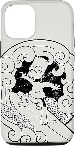 Miniatura 4 de Funda japonesa para iPhone 12 mini The Simpsons Bart Surfing