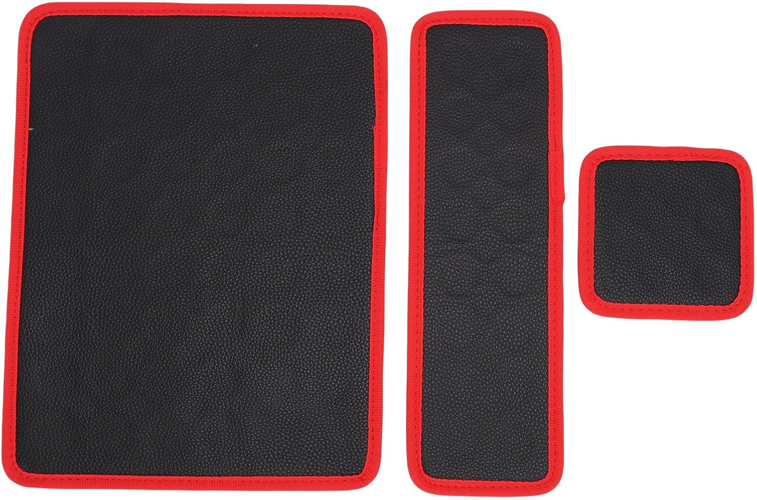AUNMAS 3 Pcs Magnetic Tool Mat, Strong Magnetic Flexible Foldable PVC Protective Layer, with 3 Sizes for Garage Workshop Auto Repair