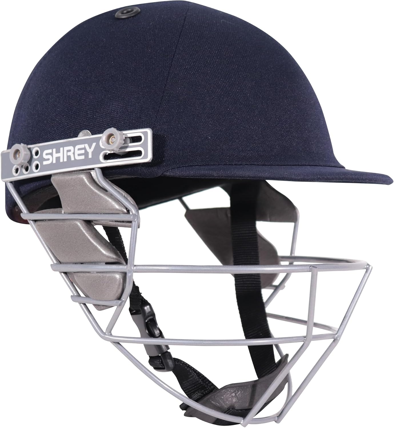 Shrey Star Steel Cricket Helmet - Lightweight 720g ABS Shell, Adjustable Steel Visor, Enhanced Safety & Comfort for All Sizes