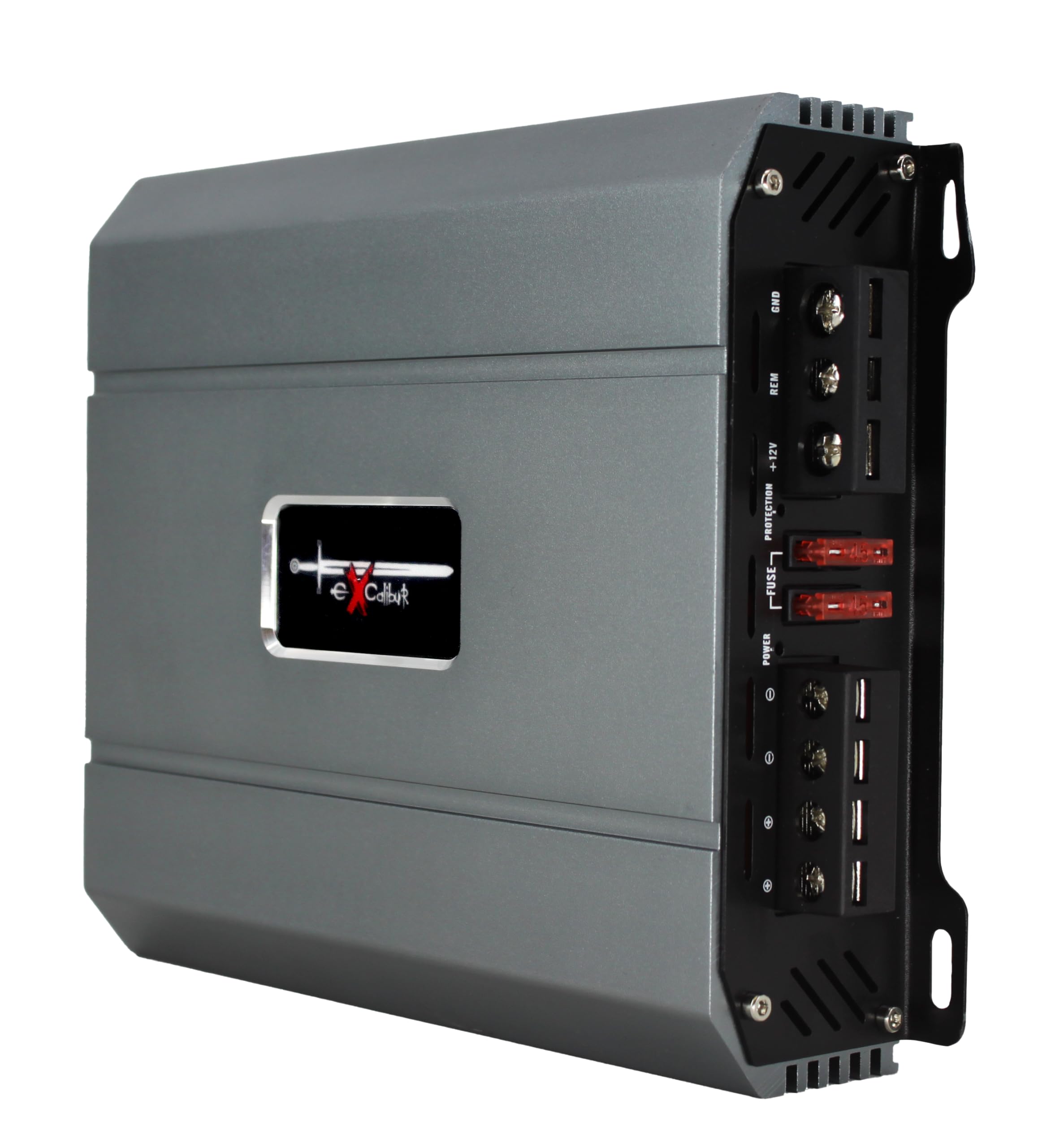 Excalibur X11000.1 Mono Amplificatore Auto Subwoofer Monocanale 1500W, Bass Boost 0-12 dB, Crossover HPF-Full-LPF, Potenza 4Ω 420W, 2Ω 720W, 1Ω 1000W, Nuova Serie 2025, Installazione Facile