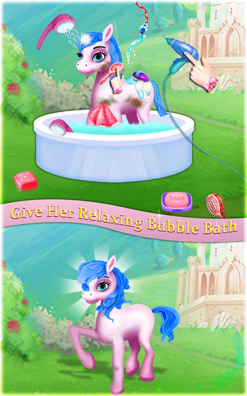 Rainbow Pony Princess Unicorn Beauty Makeover - App on Amazon Appstore