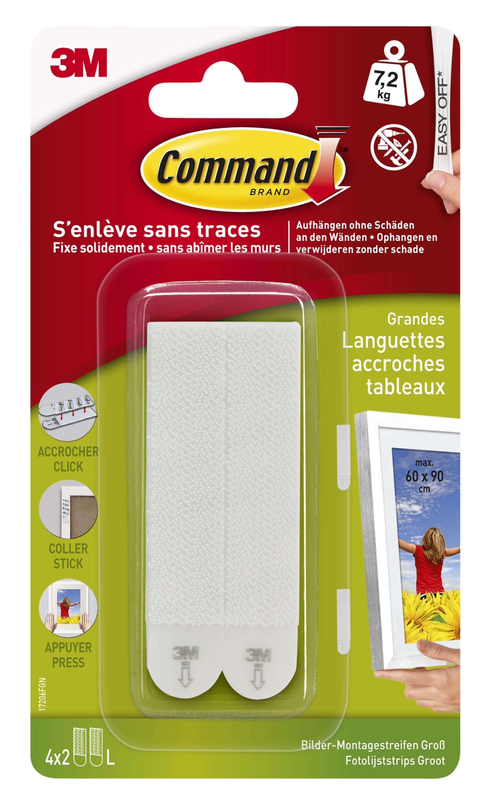 Command Languettes Accroches Tableaux Moyen Modèle