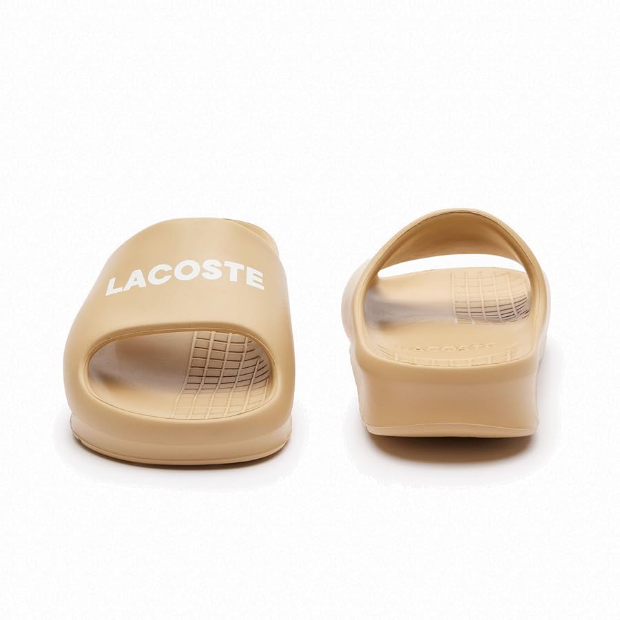 LACOSTE ラコステ サンダル SERVE SLIDE スライド サンダル LACOSTE】ラコステ Serve Slides メタリック スライドサンダル