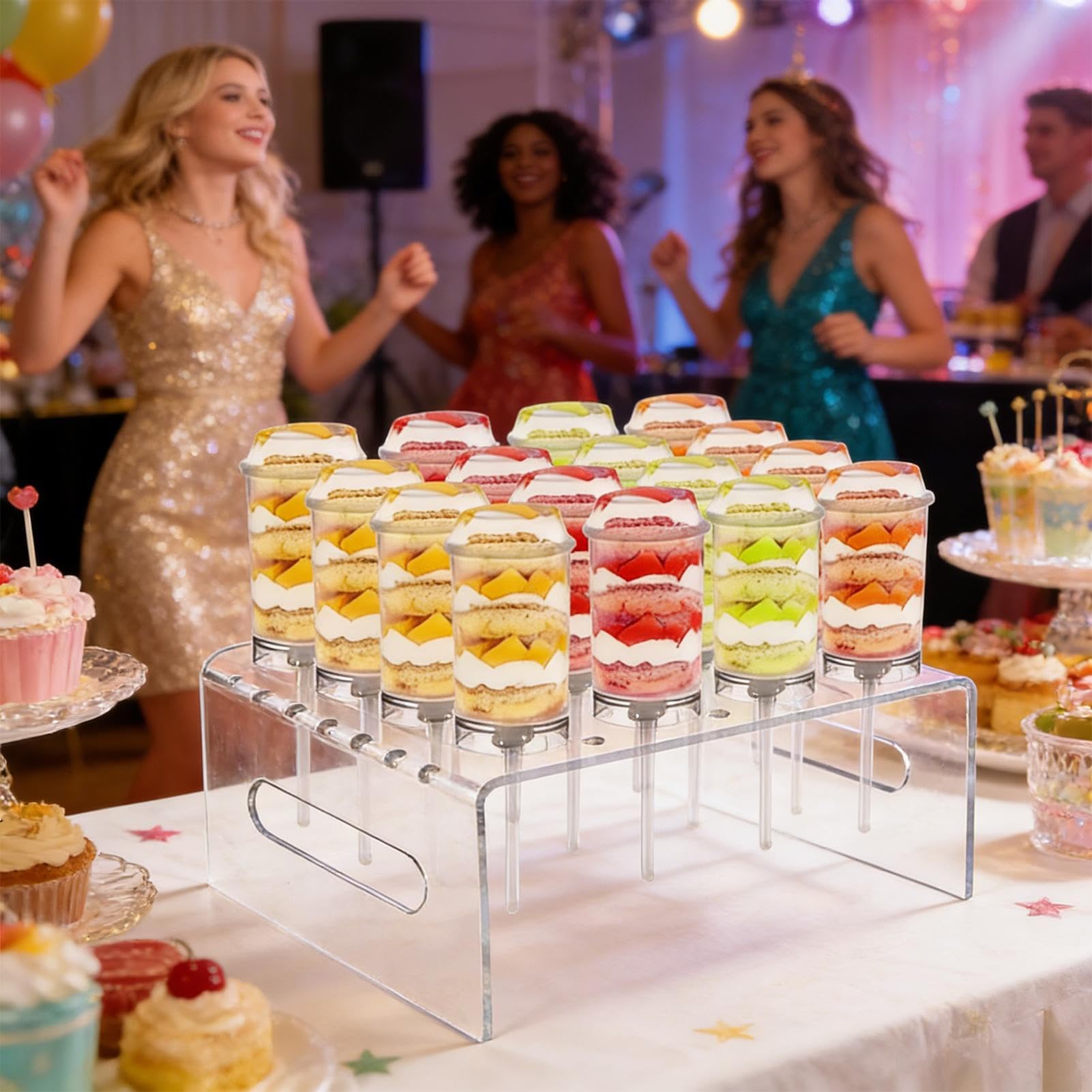 Stampo push up per cake pop, da dessert, supporto push pop con supporto e