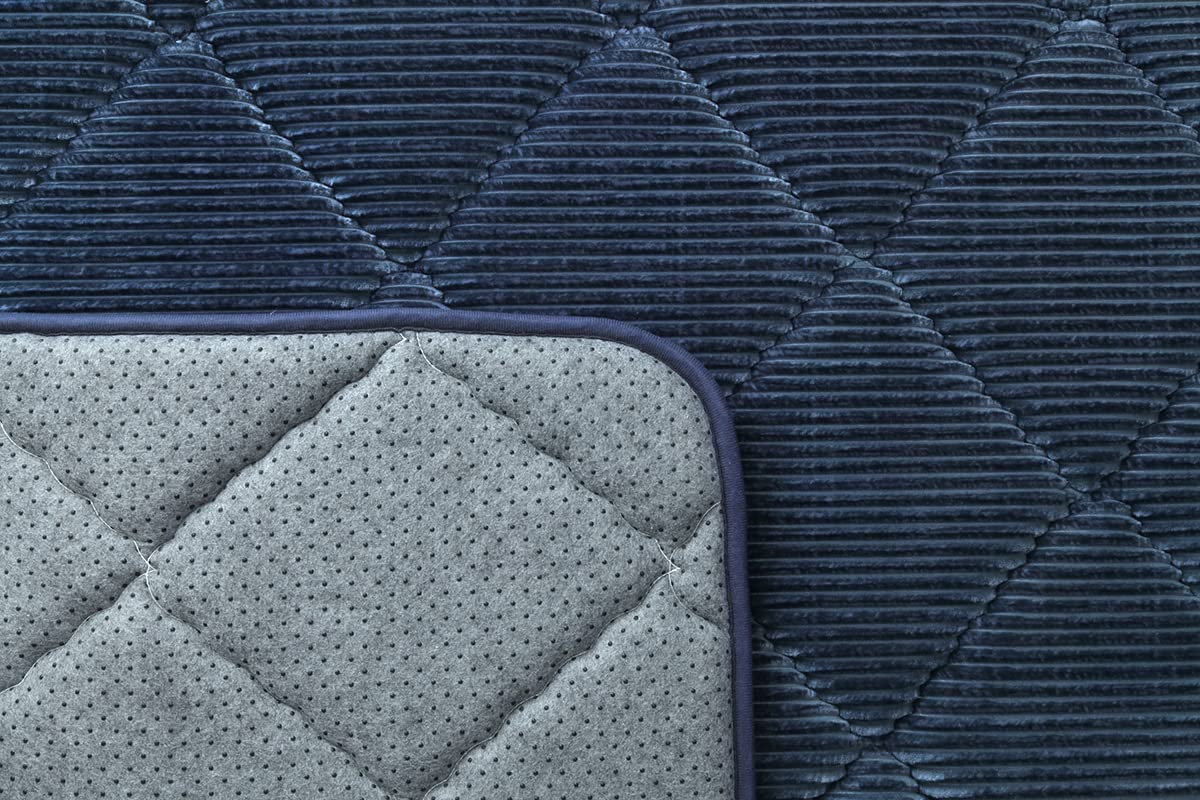Amazon.co.jp: Ikehiko #4959039 Corduroy Grand Navy Rug, Carpet Mat