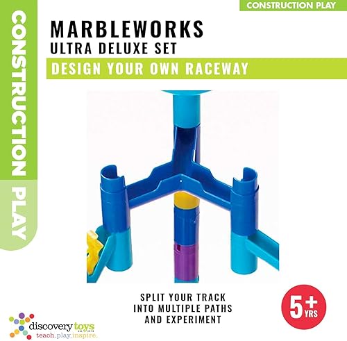 Vista 3 de Discovery Toys MARBLEWORKS Marble Run Ultra Deluxe Set & Add-On Set Bundle
