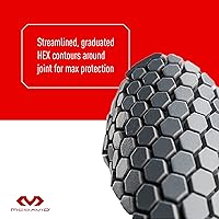 Vista 3 de Rodilleras de compresión: McDavid Hex Par de rodilleras de compresión hexagonales para baloncesto, voleibol, levantamiento de pesas y más