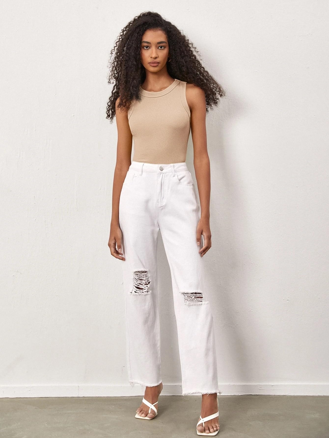 KERI PERRY Top da donna senza pancia top donna canotta Activewear sport western casual cotone camisole