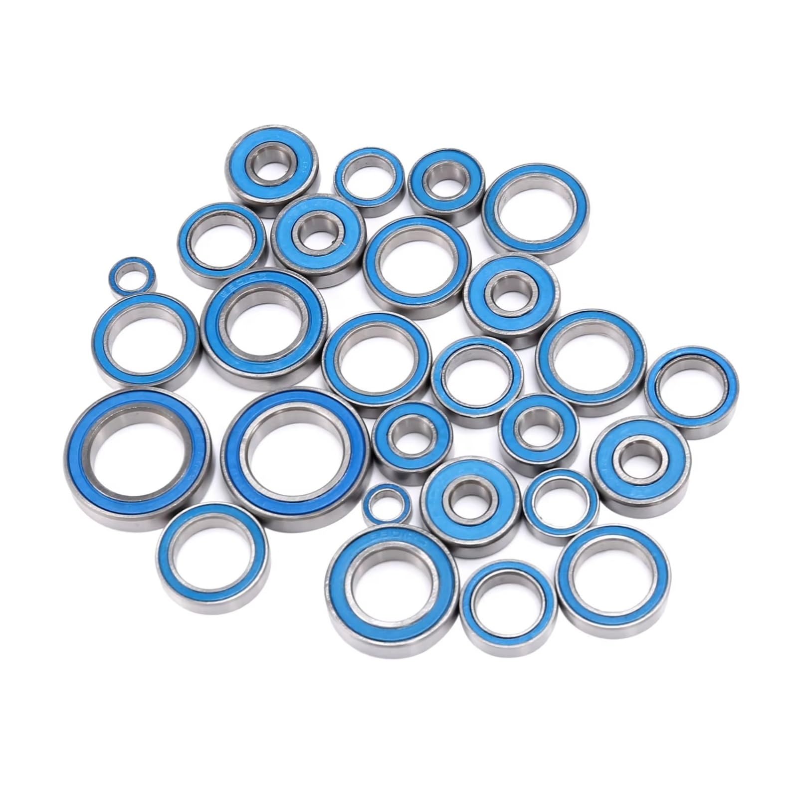 Kit De 27 Roulements Scellés Pour Traxxas Maxx 4S - Dimensions Variées, Acier Et Caoutchouc - 7