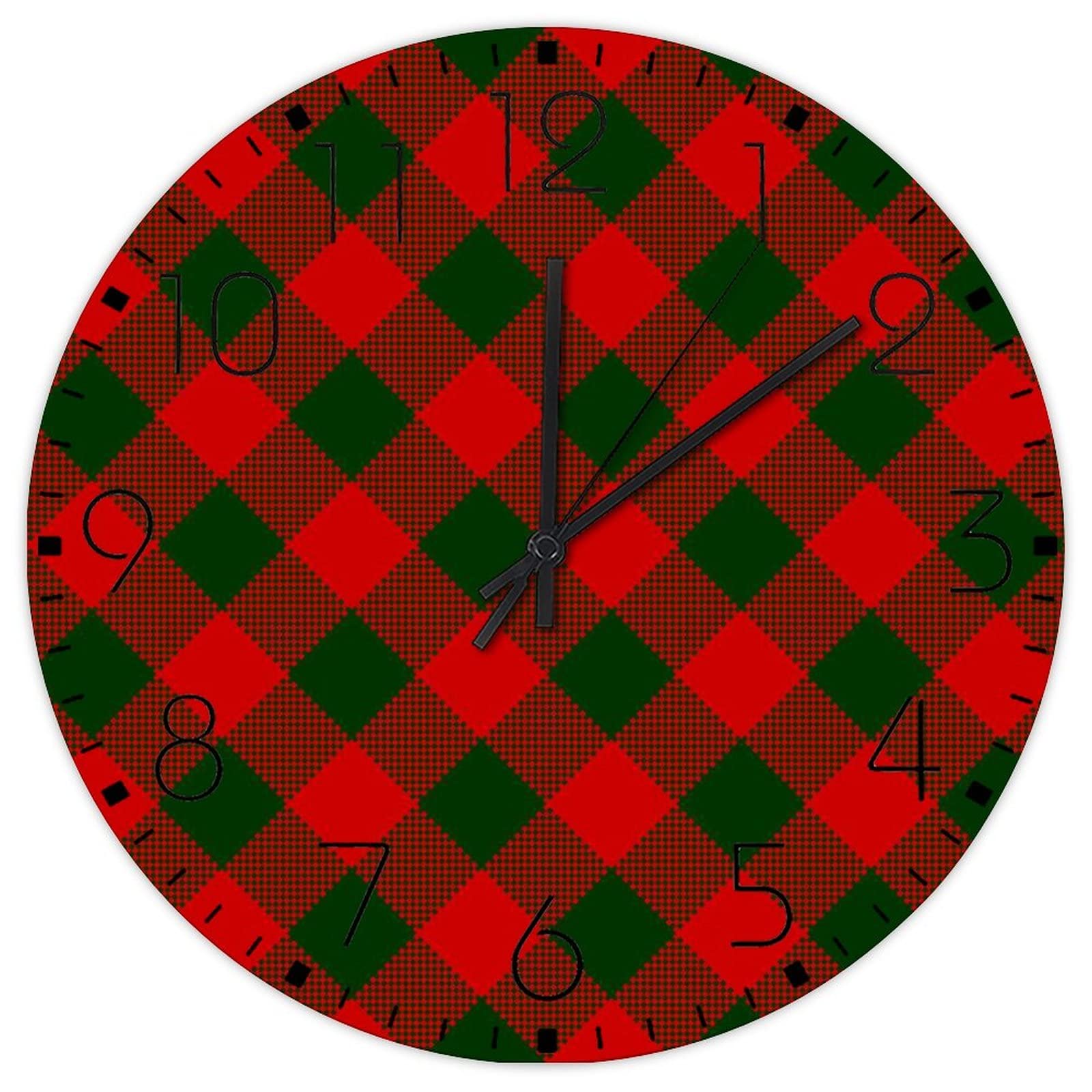 Horloge minimaliste en bois silencieuse pour éviter les bruits