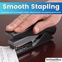 Vista 5 de 1InTheOffice Grapas estándar: longitud de pierna de 1/4", 5,000 grapas/paquete, paquete de 5