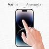 Easy Installation Kit for Teknoft iPhone 14 Pro Smooth Laser Cut Premium Screen Protector Unbreakable Glass That Provides Extra Reinforced Full Protection That Never Leaves Dust Under the Glass When Installing