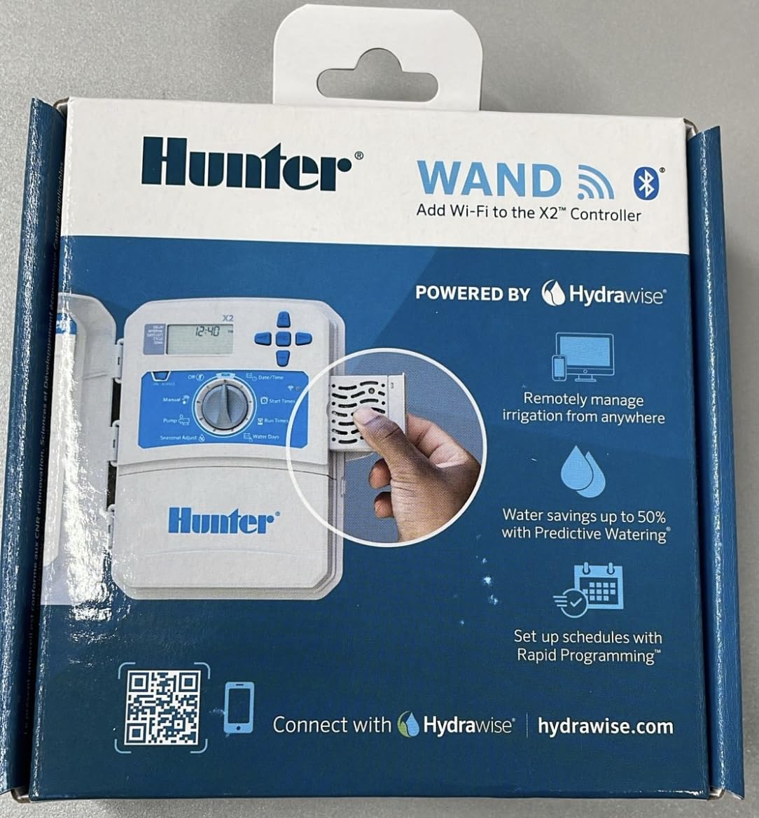 Hunter MP Rotator Bewässerungssystem - Druckreguliertes Komplettset für Rasenbewässerung - wassersparend & gleichmäßige Verteilung (10 x 20 m L-Form - Smart WiFi Pro)